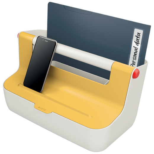 Caja Carry Box Leitz Cosy, amarillo