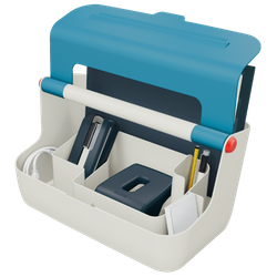 Caja Carry Box Leitz Cosy, azul