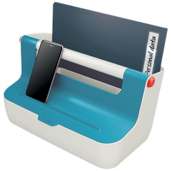 Caja Carry Box Leitz Cosy, azul