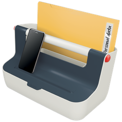 Caja Carry Box Leitz Cosy, gris