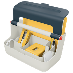 Caja Carry Box Leitz Cosy, gris