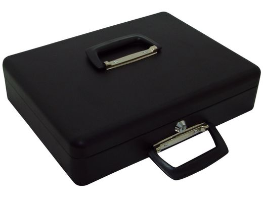 Caja Caudales Q-Connect 14,5" 370X270X95 mm con Portamonedas y Bandeja para Billetes