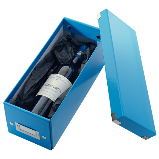 Caja Click & Store CD Box (143x147x352 mm), azul
