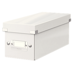 Caja Click & Store CD Box (143x147x352 mm), blanco
