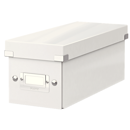 Caja Click & Store CD Box (143x147x352 mm), blanco