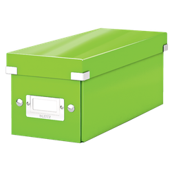 Caja Click & Store CD Box (143x147x352 mm), verde