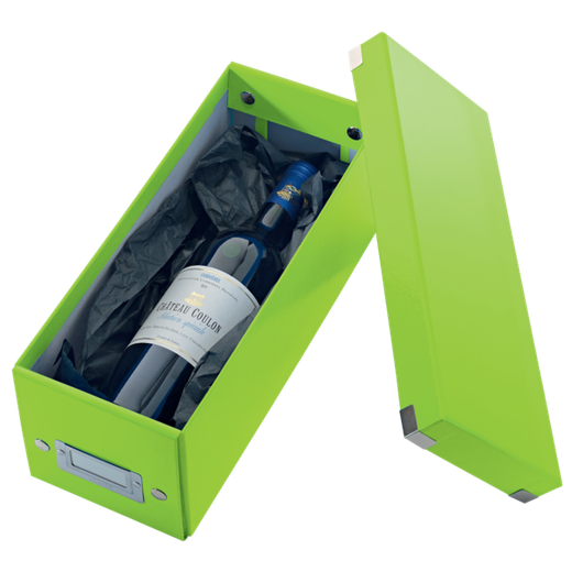 Caja Click & Store CD Box (143x147x352 mm), verde