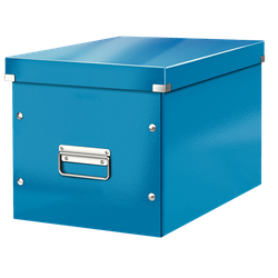 Caja Click & Store cúbica Grande (320x360x310 mm), azul