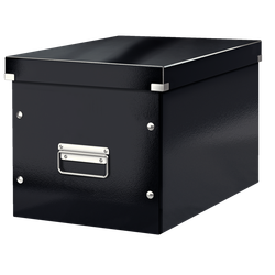 Caja Click & Store cúbica Grande (320x360x310 mm), negro