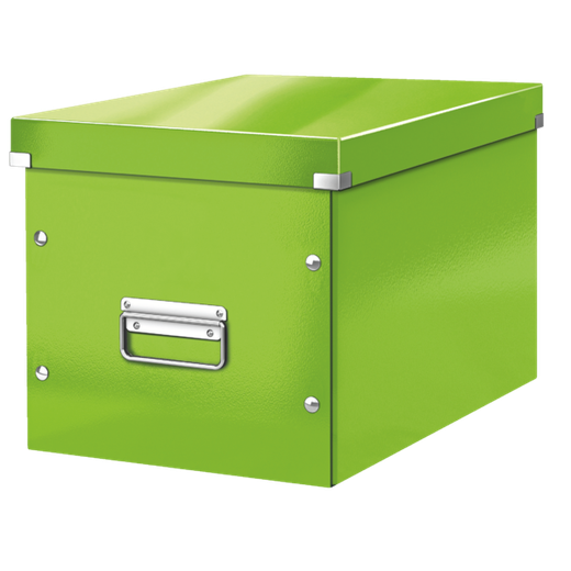 Caja Click & Store cúbica Grande (320x360x310 mm), verde