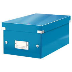 Caja Click & Store DVD Box (206x147x352 mm), azul