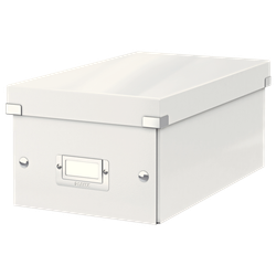 Caja Click & Store DVD Box (206x147x352 mm), blanco