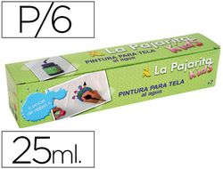 Caja de 6 pinturas de tela de agua + pincel