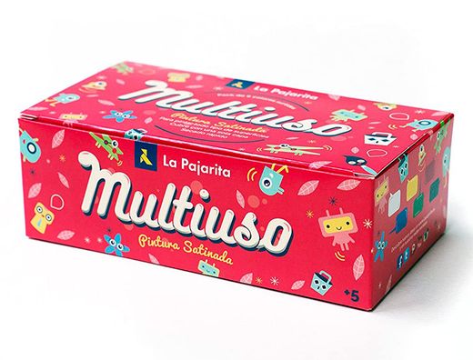 Caja de 6 pinturas satín agua+ pincel