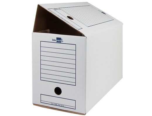 Caja de Archivo Definitivo Liderpapel Folio Doble Fondo (367X251X200 mm)