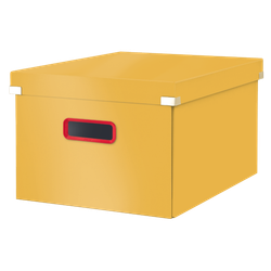 Caja de archivo universal Click & Store Cosy Mediana (281x200x369 mm), amarilla