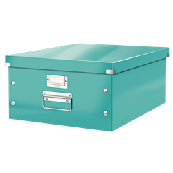 Caja de archivo universal Click & Store Grande (369x200x484 mm), turquesa
