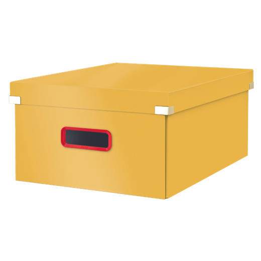 Caja de archivo universal Click & Store Grande Cosy (369x200x484 mm), amarilla