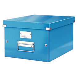 Caja de archivo universal Click & Store Mediana (281x200x369 mm), azul