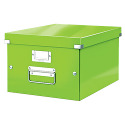 Caja de archivo universal Click & Store Mediana (281x200x369 mm), verde