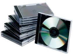 Caja de Cd Q-Connect -Con Interior Negro -Pack de 10 Unidades