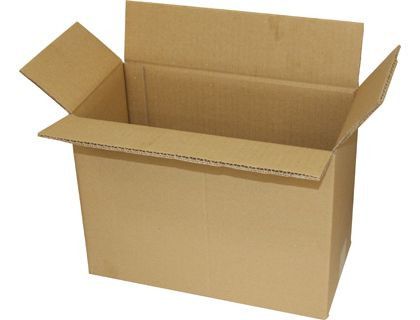 Caja de embalar marron calidad doble canal 304x150x217 mm