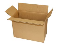 Caja de embalar marron calidad doble canal 304x150x217 mm