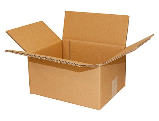 Caja de embalar marron q-connect doble canal 420x200x300 mm