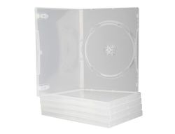 Caja Dvd Q-Connect Transparente Pack de 5 Unidades