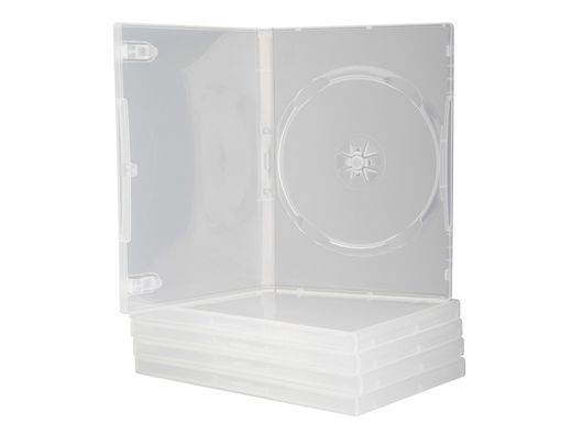 Caja Dvd Q-Connect Transparente Pack de 5 Unidades