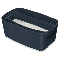 Caja Leitz MyBox Cosy pequeña con tapa, gris