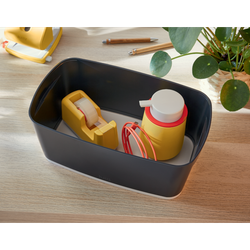 Caja Leitz MyBox Cosy pequeña con tapa, gris