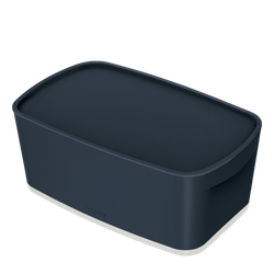 Caja Leitz MyBox Cosy pequeña con tapa, gris