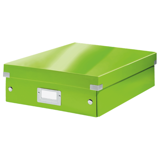 Caja organizadora Click & Store Mediana (280x100x370 mm), verde