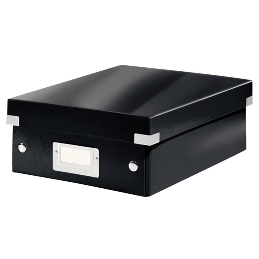 Caja organizadora Click & Store Pequeña (220x100x285 mm), negro