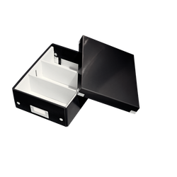 Caja organizadora Click & Store Pequeña (220x100x285 mm), negro