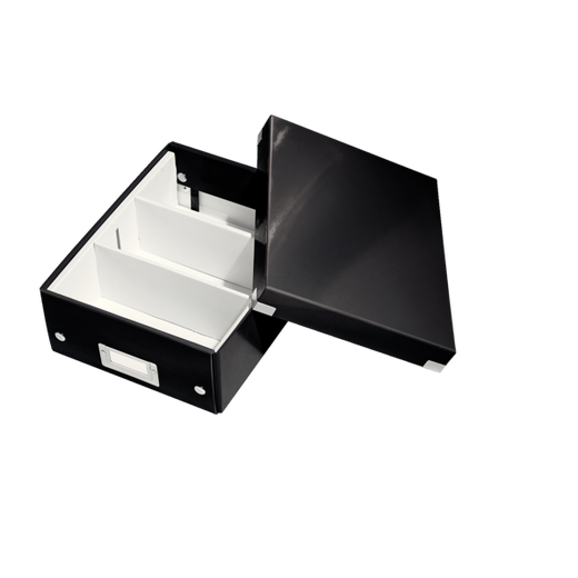 Caja organizadora Click & Store Pequeña (220x100x285 mm), negro