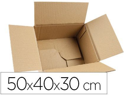 Caja para Embalar Q-Connect Fondo Automatico Medidas 500X400X300 mm Espesor Carton 3 Mm