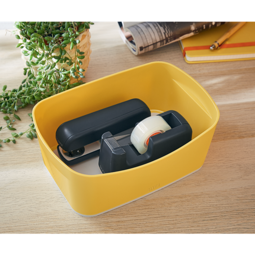 Caja sin tapa Leitz MyBox Cosy, amarilla