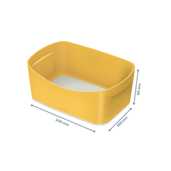 Caja sin tapa Leitz MyBox Cosy, amarilla
