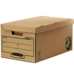 Cajon Fellowes Carton Reciclado para Almacenamiento de Archivadores Capacidad 6 Cajas de Archivo 80 Mm 4472205