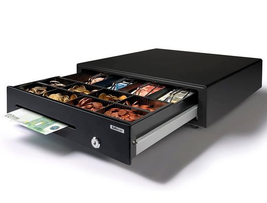 Cajon safescan sd-4141 gaveta ajustable y extraible incluida pinzas de metal y ranura para billetes 8