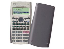 Calculadora casio fc-100v financiera 4 lineas 10+2 digitos almacenamiento flash calculo de ganancias con tapa