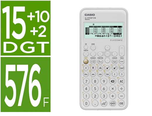 Calculadora Casio FX-570SP Classwiz Iberia cientifica