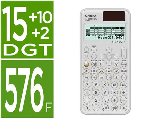 Calculadora casio FX-991SP CW Iberia classwiz científica