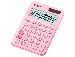 Calculadora casio ms-20uc-pk sobremesa 12 digitos tax +/- color rosa