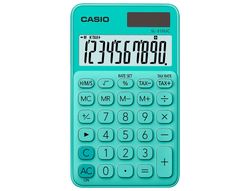 Calculadora casio sl-310uc-gn bolsillo 10 digitos tax +/- tecla doble cero color verde