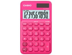 Calculadora casio sl-310uc-rd bolsillo 10 digitos tax +/- tecla doble cero color fucsia