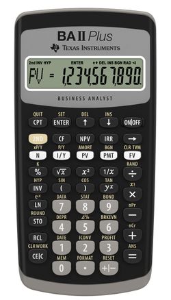 Calculadora financiera Texas Instruments BS-II (BA-II Plus)