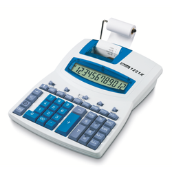 Calculadora IBICO 1221X, blanco/azul